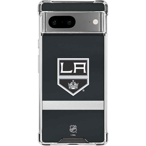 NHL Los Angeles Kings Jersey Google Pixel 7a Clear Case